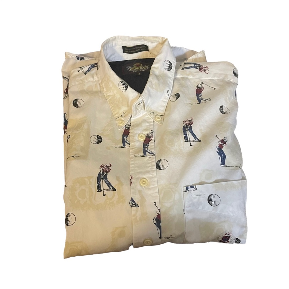 Vintage Perruzo Men tshirt size medium